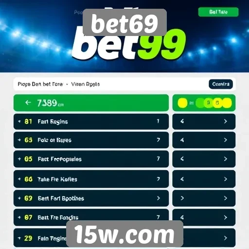 Avaliação de recursos e funcionalidades do site bet69