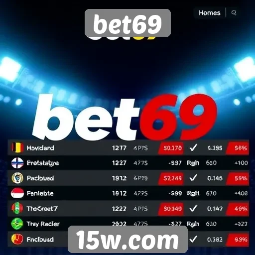 Histórico de eventos esportivos no bet69