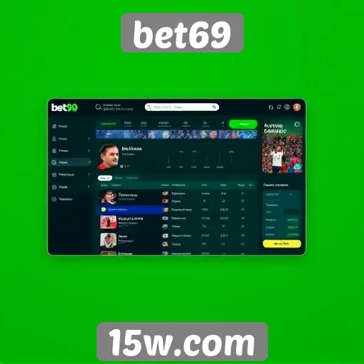 Análise da interface de usuário do site bet69