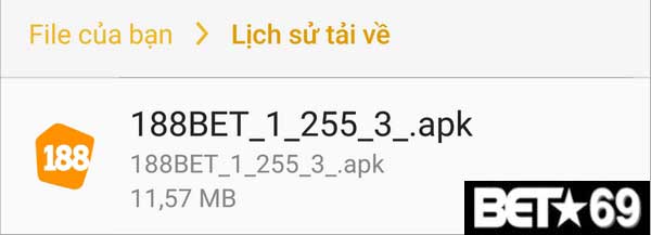 Hướng dẫn tải app 188bet trên điện thoại Android